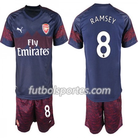 Camisetas Arsenal Aaron Ramsey 8 Niño Segunda Equipacion 2018/2019